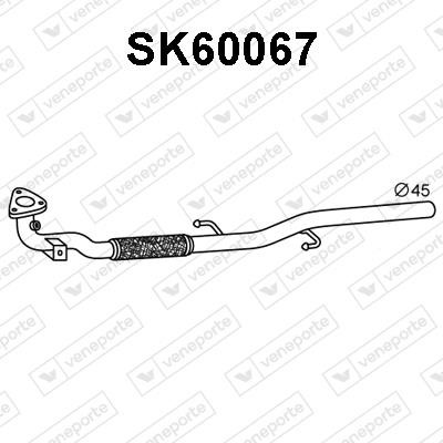 Veneporte SK60067 Exhaust pipe SK60067