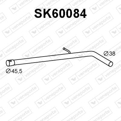 Veneporte SK60084 Exhaust pipe SK60084