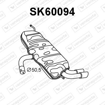 Veneporte SK60094 Shock absorber SK60094
