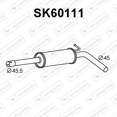Veneporte SK60111 Front Silencer SK60111