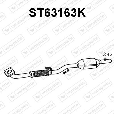 Veneporte ST63163K Catalytic Converter ST63163K