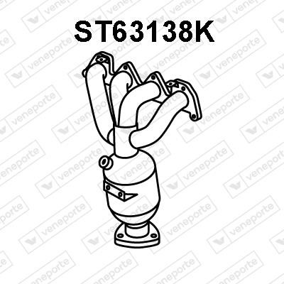 Veneporte ST63138K Catalytic Converter ST63138K