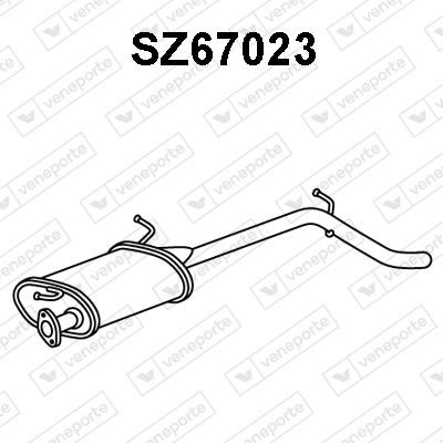 Veneporte SZ67023 End Silencer SZ67023