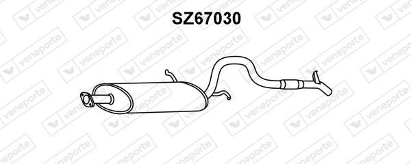 Veneporte SZ67030 End Silencer SZ67030