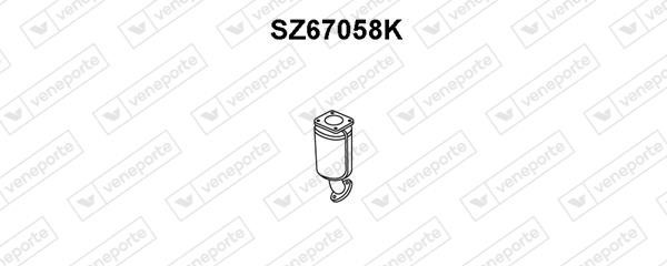 Veneporte SZ67058K Catalytic Converter SZ67058K