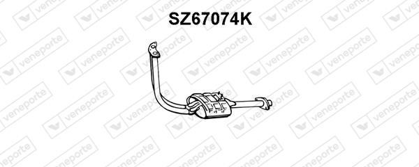 Veneporte SZ67074K Catalytic Converter SZ67074K