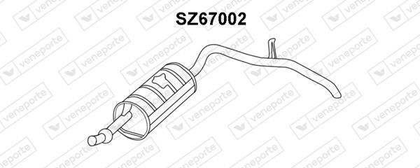 Veneporte SZ67002 End Silencer SZ67002