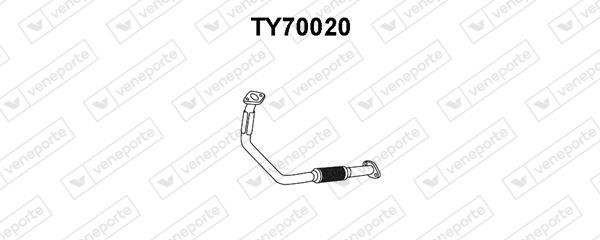Veneporte TY70020 Exhaust pipe TY70020