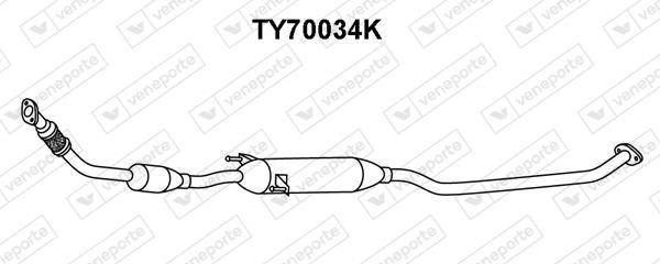 Veneporte TY70034K Catalytic Converter TY70034K