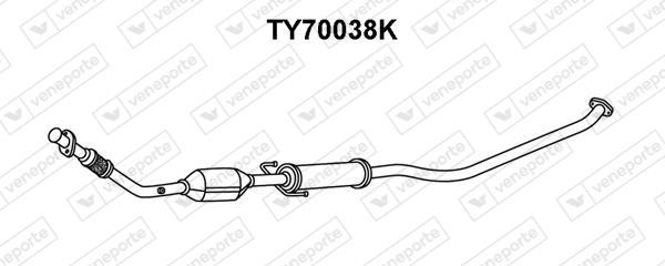Veneporte TY70038K Catalytic Converter TY70038K
