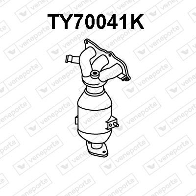 Veneporte TY70041K Catalytic Converter TY70041K