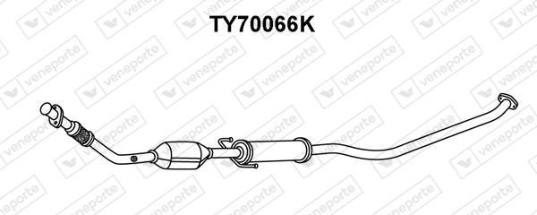 Veneporte TY70066K Catalytic Converter TY70066K