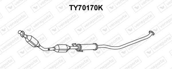 Veneporte TY70170K Catalytic Converter TY70170K