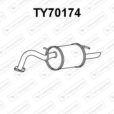 Veneporte TY70174 End Silencer TY70174