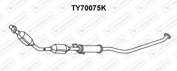 Veneporte TY70075K Catalytic Converter TY70075K