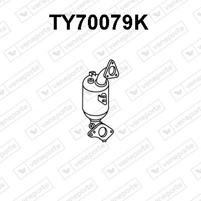 Veneporte TY70079K Catalytic Converter TY70079K