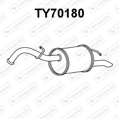 Veneporte TY70180 End Silencer TY70180