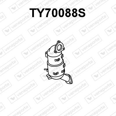 Veneporte TY70088S Diesel particulate filter DPF TY70088S