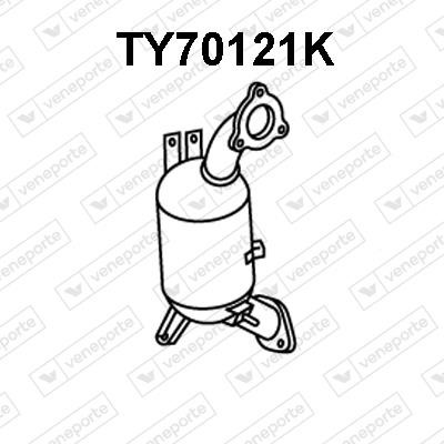 Veneporte TY70121K Catalytic Converter TY70121K