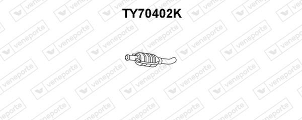Veneporte TY70402K Catalytic Converter TY70402K