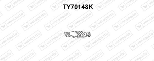 Veneporte TY70148K Catalytic Converter TY70148K