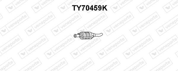 Veneporte TY70459K Catalytic Converter TY70459K