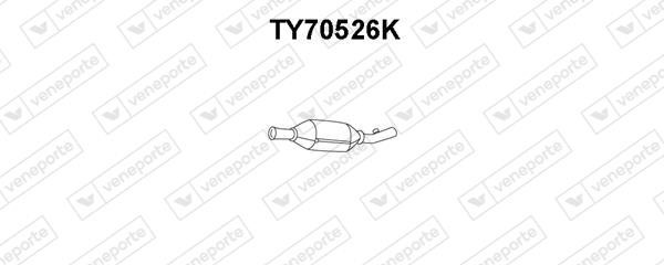 Veneporte TY70526K Catalytic Converter TY70526K