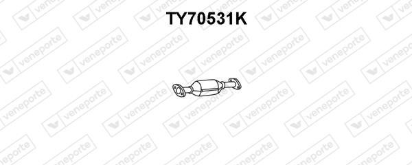 Veneporte TY70531K Catalytic Converter TY70531K
