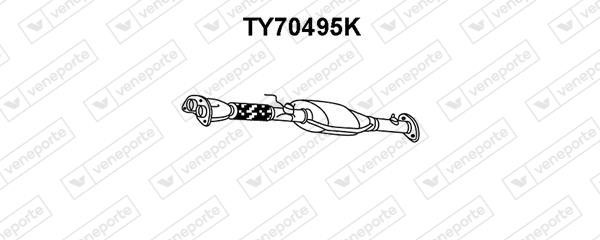Veneporte TY70495K Catalytic Converter TY70495K