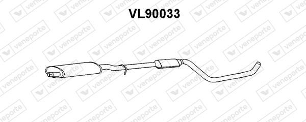 Veneporte VL90033 Central silencer VL90033