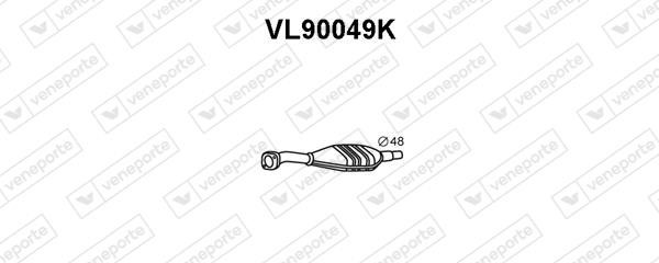 Veneporte VL90049K Catalytic Converter VL90049K