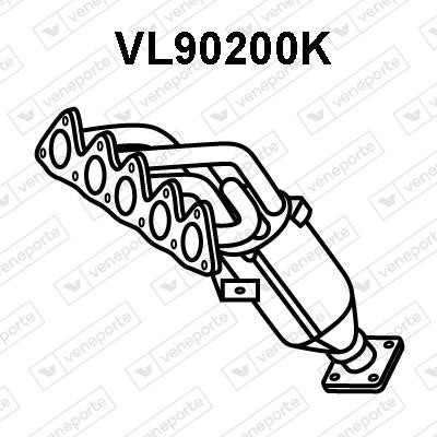 Veneporte VL90200K Catalytic Converter VL90200K