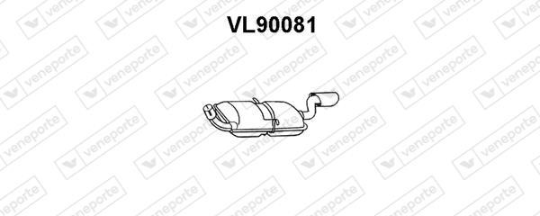 Veneporte VL90081 End Silencer VL90081