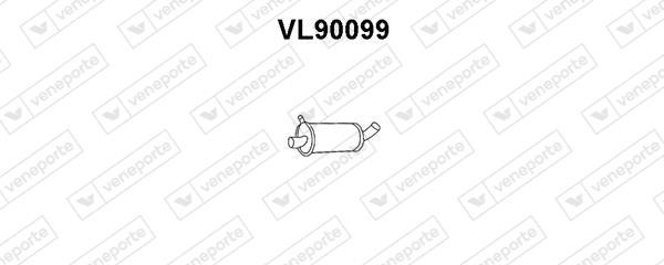 Veneporte VL90099 Central silencer VL90099
