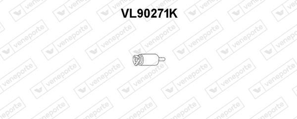 Veneporte VL90271K Catalytic Converter VL90271K
