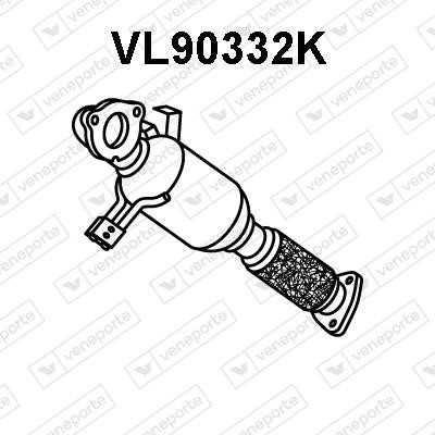 Veneporte VL90332K Catalytic Converter VL90332K