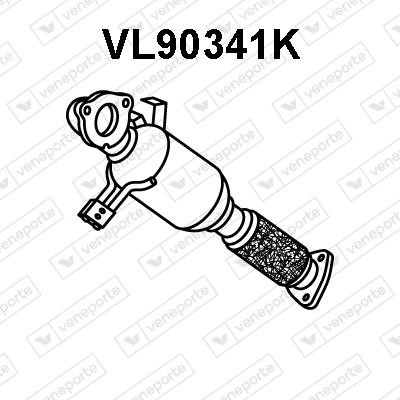 Veneporte VL90341K Catalytic Converter VL90341K