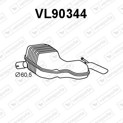 Veneporte VL90344 Shock absorber VL90344