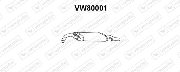 Veneporte VW80001 End Silencer VW80001