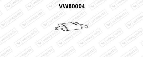 Veneporte VW80004 End Silencer VW80004