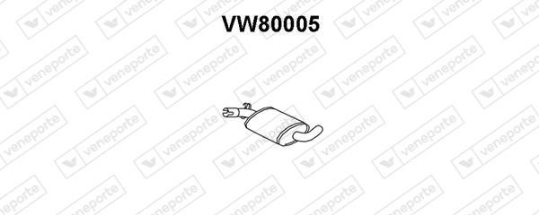 Veneporte VW80005 Central silencer VW80005