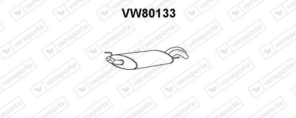 Veneporte VW80133 End Silencer VW80133