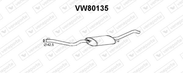 Veneporte VW80135 End Silencer VW80135