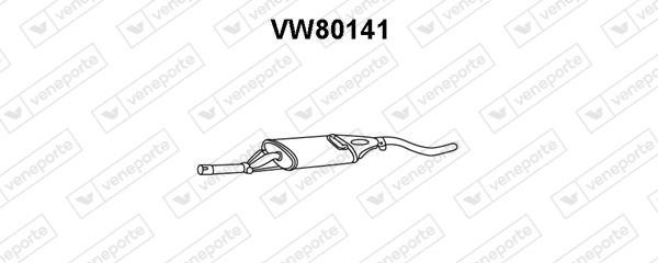 Veneporte VW80141 End Silencer VW80141