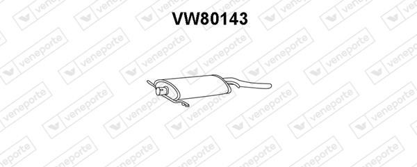 Veneporte VW80143 End Silencer VW80143