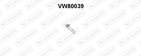 Veneporte VW80039 Exhaust pipe VW80039