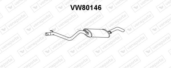 Veneporte VW80146 End Silencer VW80146