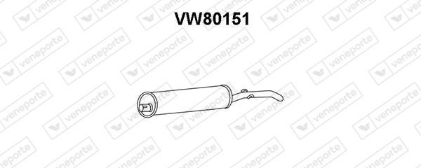 Veneporte VW80151 End Silencer VW80151