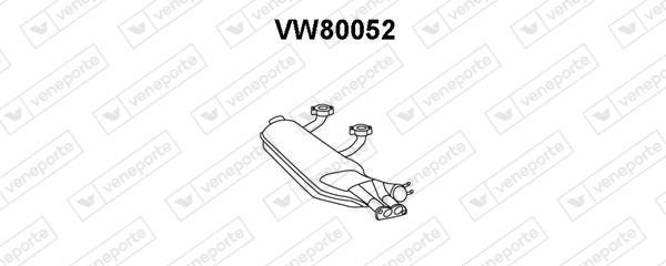Veneporte VW80052 Exhaust pipe VW80052