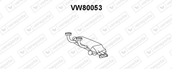 Veneporte VW80053 Exhaust pipe VW80053